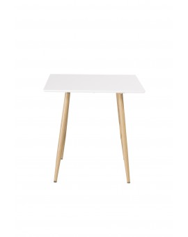 STÓŁ DO JADALNI POLAR 80X80CM BIAŁY
