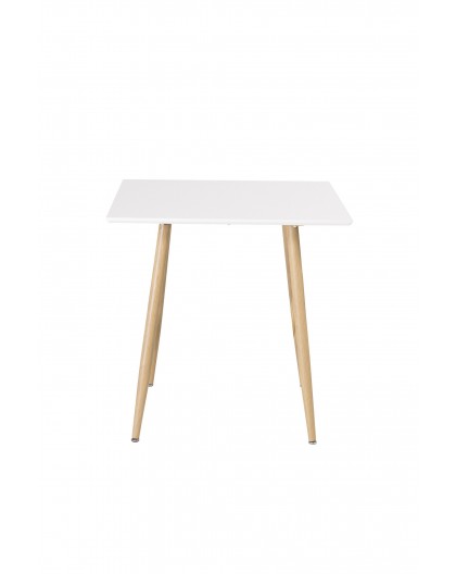 STÓŁ DO JADALNI POLAR 80X80CM BIAŁY