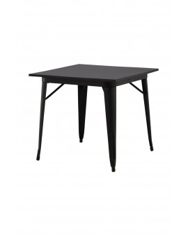 STÓŁ TEMPE 80CM CZARNY