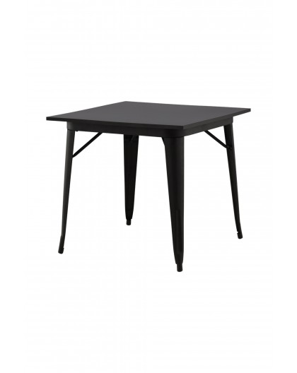 STÓŁ TEMPE 80CM CZARNY
