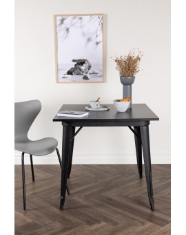 STÓŁ DO JADALNI TEMPE 80CM CZARNY