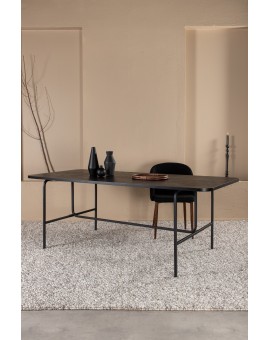 STÓŁ DO JADALNI UNO 200X90CM CZARNY