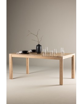 ST&Oacute;Ł ROZKŁADANY SLIDER 170-250X95CM DĄB BIELONY