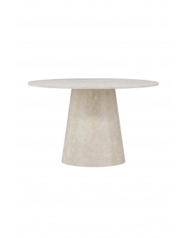 STÓŁ DO JADALNI LANZO 120CM BEŻOWY MARMUR