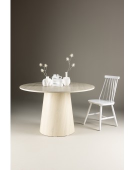 ST&Oacute;Ł LANZO 120CM DĄB BIELONY