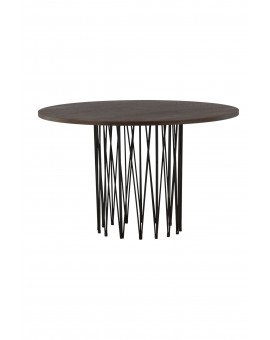 STÓŁ DO JADALNI STONE 120CM BRĄZOWY