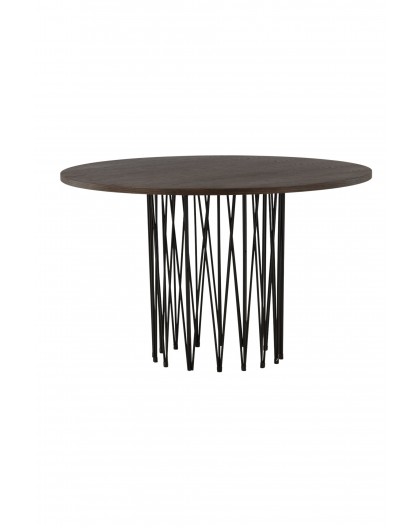 STÓŁ DO JADALNI STONE 120CM BRĄZOWY