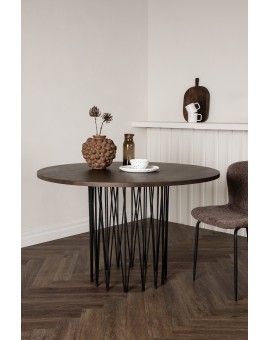 ST&Oacute;Ł DO JADALNI STONE 120CM BRĄZOWY