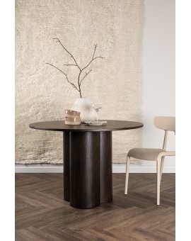 STÓŁ DO JADALNI OLIVIA 110CM MOCCA