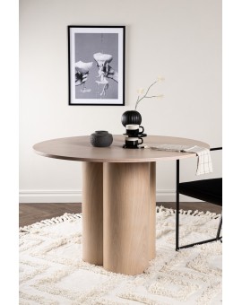 STÓŁ DO JADALNI OLIVIA 110CM BEŻOWY