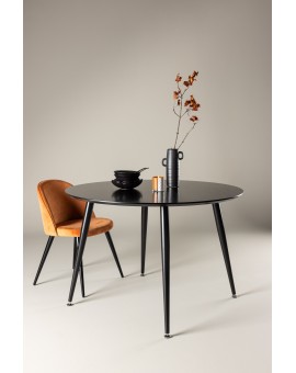 STÓŁ DO JADALNI DIPP 115 CM CZARNY I
