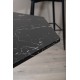 STÓŁ DO JADALNI MARBS 110CM CZARNY 