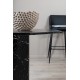 STÓŁ DO JADALNI MARBS 110CM CZARNY 