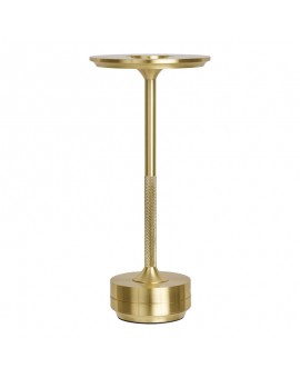 LAMPA STOŁOWA LED LYNEHAM MOSIĄDZ