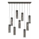 LAMPA WISZĄCA OZAN METALOWA CZARNA