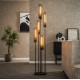 LAMPA PODŁOGOWA OZAN METALOWA CZARNA