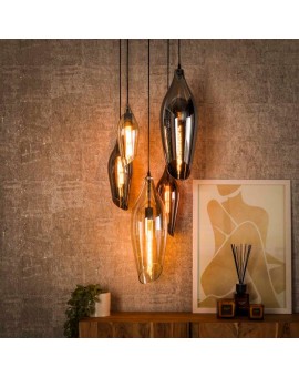 LAMPA WISZĄCA BROOME II SZKLANA