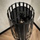 LAMPA PODŁOGOWA IDIL 120 CM METALOWA CZARNA