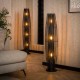 LAMPA PODŁOGOWA IDIL 120 CM METALOWA CZARNA
