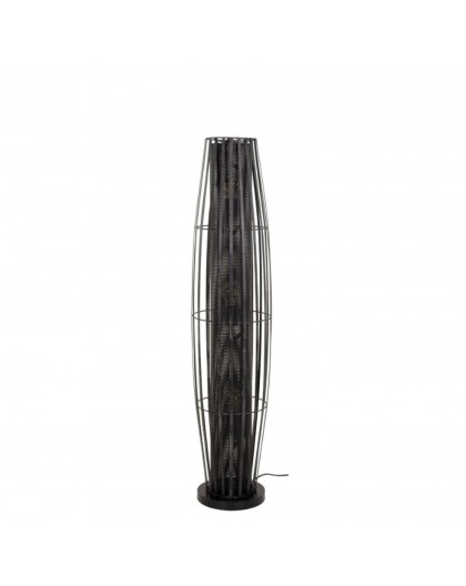 LAMPA PODŁOGOWA IDIL 120 CM METALOWA CZARNA