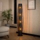 LAMPA PODŁOGOWA IDIL 150 CM METALOWA CZARNA